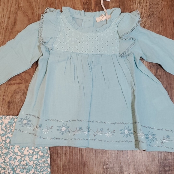 NWT 2T girl Jessica Simpson beautiful blue outfit - Picture 2 of 16